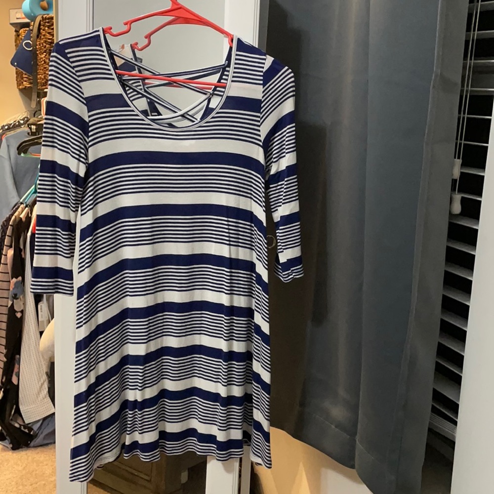 Striped Navy/White dress